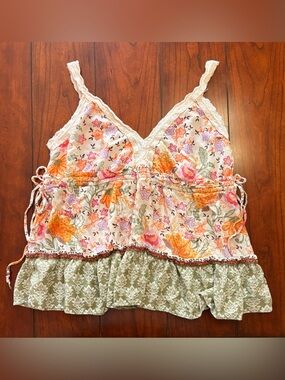 Vintage Y2K Angie Peasant Tank